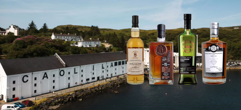 Four Caol Ila from 10- to 40-year-old