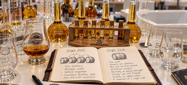 A single malt is a blend.